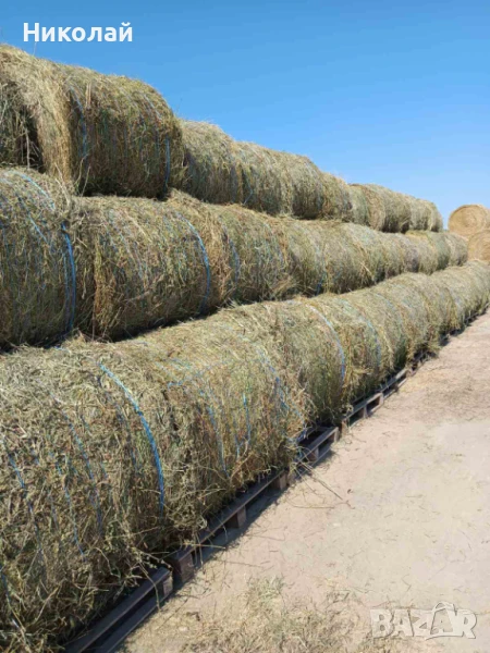 Продавам ролонни бали люцерна със сено, снимка 1