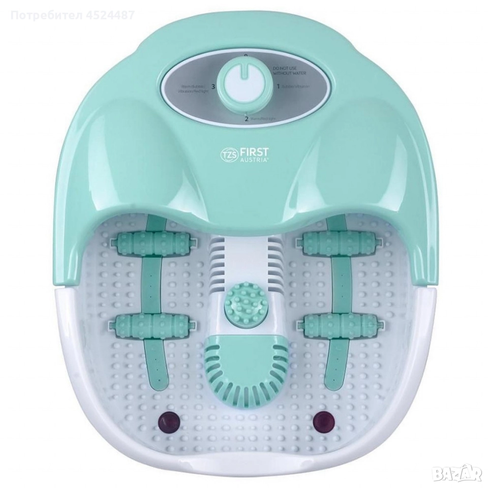 Масажна вана за крака FIRST с вибрация и балонен масаж, снимка 1