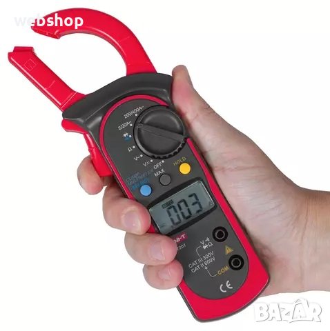Амперклещи UNIT UT-201, Зумер, VAC, VDC, AAC, OHM, снимка 1