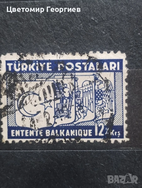 Турция 1937 г. К.3, снимка 1