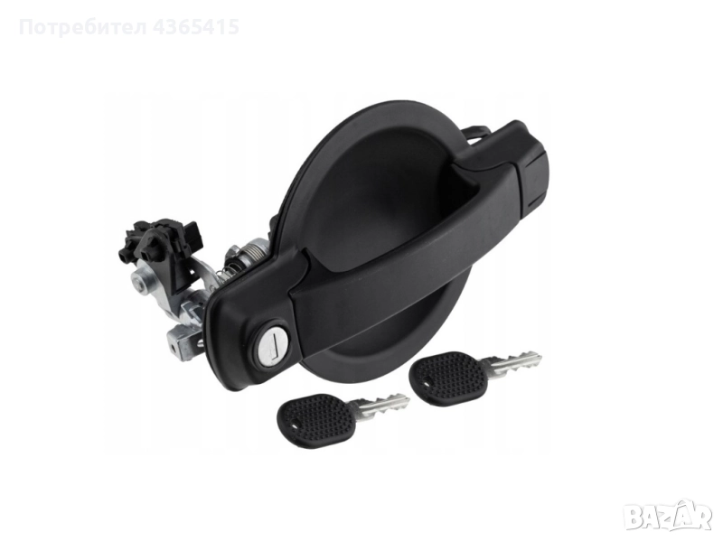 Външна дръжка за багажник с патронник и ключове за Fiat Doblo MK1 (2000–2010), 735309964, снимка 1