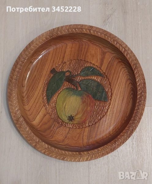 пано дървено за ценители 29см отлично, снимка 1