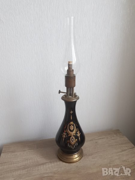 Френска стъклена газова лампа, снимка 1