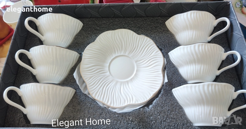 Порцеланов сервиз за чай/капучино, снимка 1