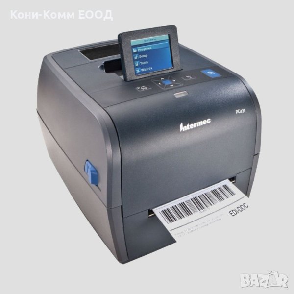Етикетен принтер Intermec PC43t (Дефект 1) за части,липсва глава, снимка 1