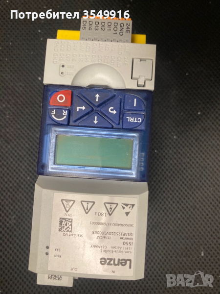 Честотен регулатор(инвертор) Lenze 0,25кw/200V, снимка 1