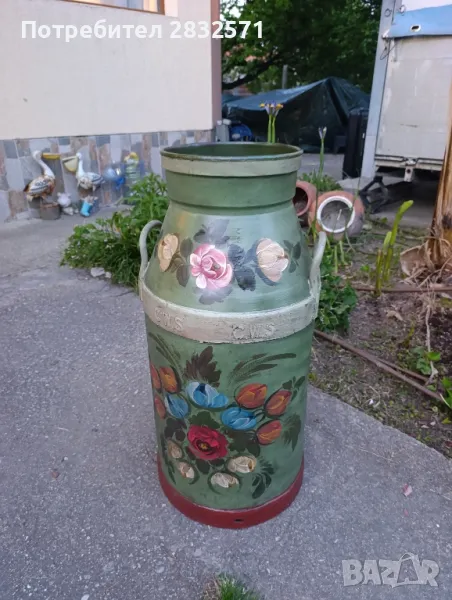 голям ръчно изрисуван гюм, снимка 1