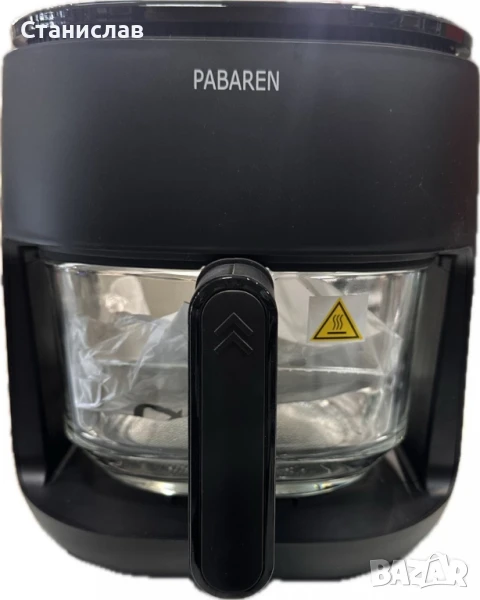 PABAREN 4.5L 1500W Дигитален екран модел от 2025 360 градуса видимост на храната, снимка 1