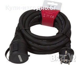 LogiLink удължителен кабел за захранване 5 м черен, снимка 1