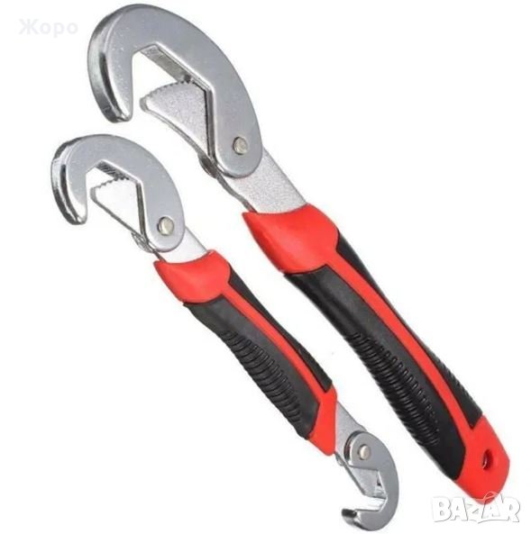 Универсални гаечни / тръбни ключове Snap N Grip - 2 бр, снимка 1