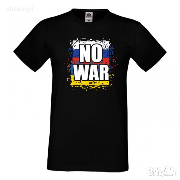 Мъжка тениска NO WAR Ukraine, снимка 1