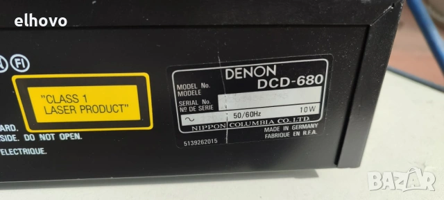 CD changer Denon DCD-680, снимка 3 - Декове - 47373037