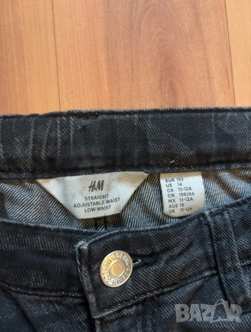 Сив панталон с тъмно сива шарка от H&M, снимка 2 - Детски панталони и дънки - 52281680