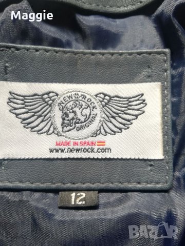 Кожено яке New Rock, снимка 3 - Якета - 32163391