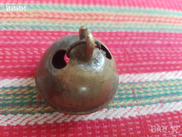 Бронзова хлопка звънец орехче 8