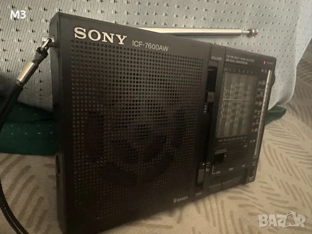 SONY ICF 7600 AW Радио, Транзистор, снимка 3 - Радиокасетофони, транзистори - 56345291