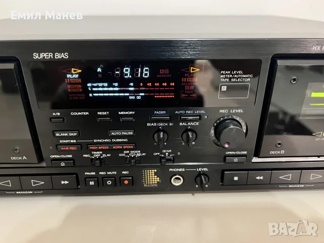 Sony TC WR820 двукасетен дек, снимка 7 - Декове - 56524235