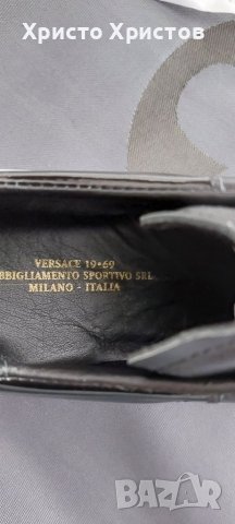 Дамски луксозни обувки ЕСТЕСТВЕНА КОЖА!!! Versace 19 69, снимка 6 - Маратонки - 36960951