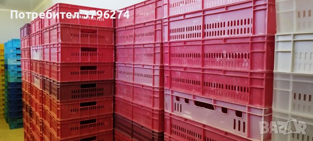 Пластмасови касетки (каси, щайги, амбалаж), снимка 3 - Друго търговско оборудване - 44161991