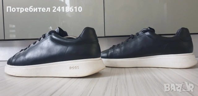 Hugo Boss Leather Mens Size 43/27. 5 - 28см ОРИГИНАЛ! Мъжки спортно - елегантни обувки естествена ко, снимка 6 - Кецове - 53585595