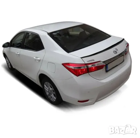 Лип спойлер заден черен пиано лак подходящ за Toyota Corolla sedan 2013-2017, снимка 2 - Аксесоари и консумативи - 47419749