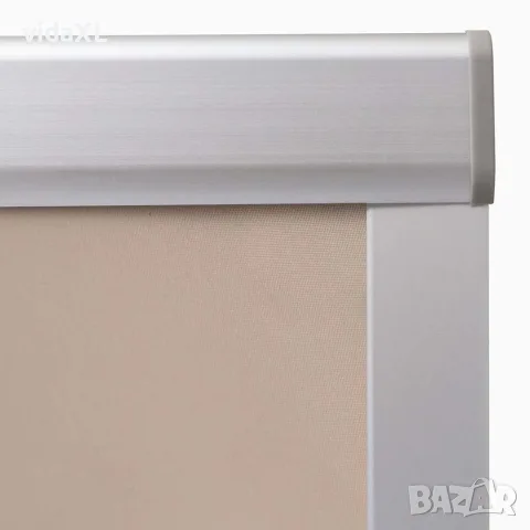 vidaXL Затъмняваща ролетна щора, бежова, MK08, GGL и GGU, снимка 3 - Щори - 56145977