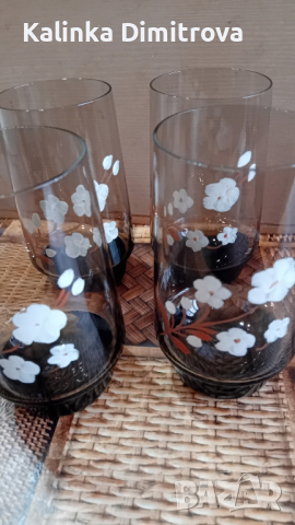Стъклени чаши за ракия и безалкохолни напитки., снимка 4 - Чаши - 44802543