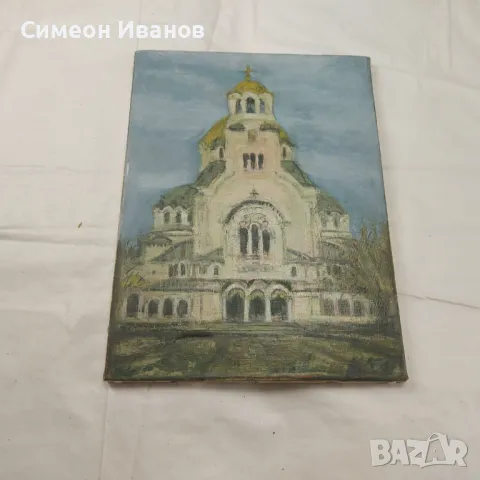 Интересна стара картина Александър Невски подписана  SG2009, снимка 2 - Картини - 47576276