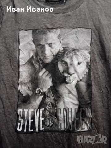 Оригинална дамска тениска Dolce&Gabbana - Steve Mcqueen, снимка 5 - Тениски - 51651896