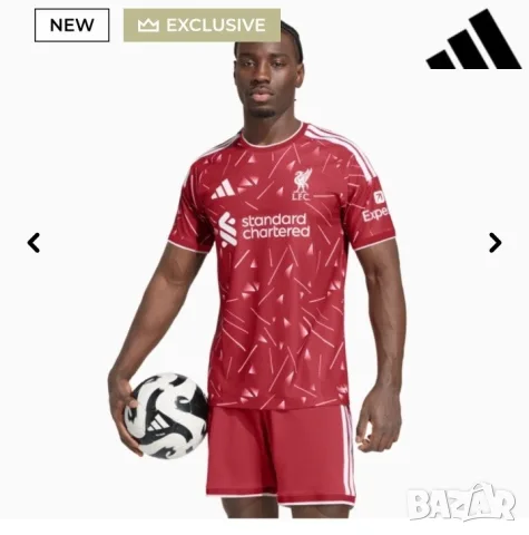 Страхотна мъжка футболна тениска ADIDAS LIVERPOOL 26/ 27 , нова с етикет, размер 2XL, снимка 2 - Тениски - 55984705