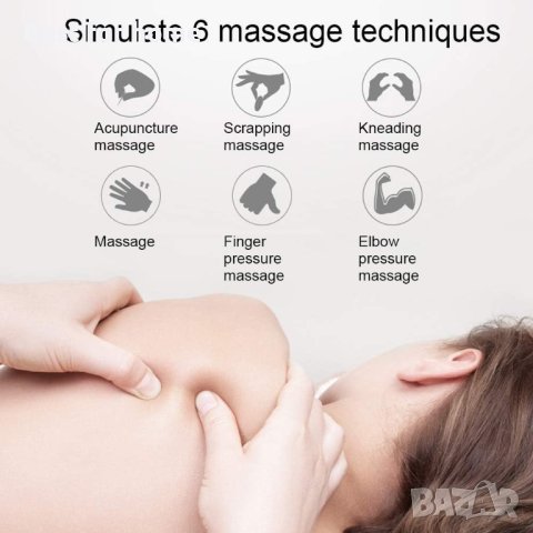 Електрически масажор HQ185 6 режима и 6 интензитета, снимка 8 - Масажори - 42299137