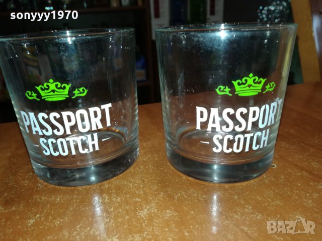 passport-SCOTCH 2 чаши за уиски 2811211711, снимка 3 - Колекции - 34956112