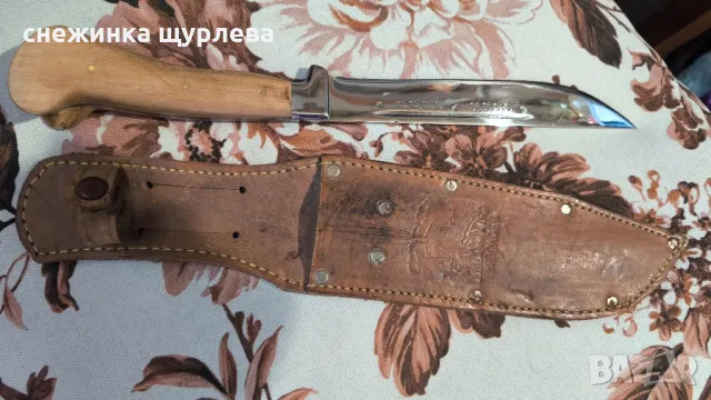 Ловджийски нож. Ръчна изработка 