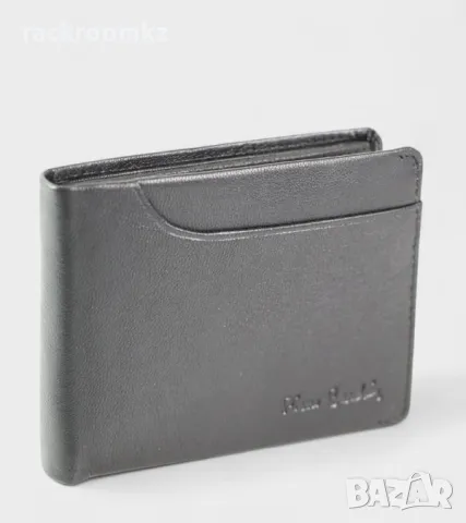 Мъжки портфейл от естествена кожа в черно марка Pierre Cardin, снимка 2 - Портфейли, портмонета - 50316586