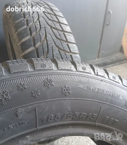 185/65/15 зимни гуми DOT3119 20 евро двете, снимка 4 - Гуми и джанти - 55925444