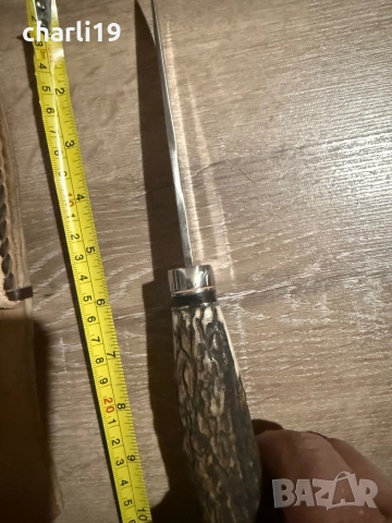 Много здрав ръчно изработен ловен нож, снимка 6 - Ножове - 52861301