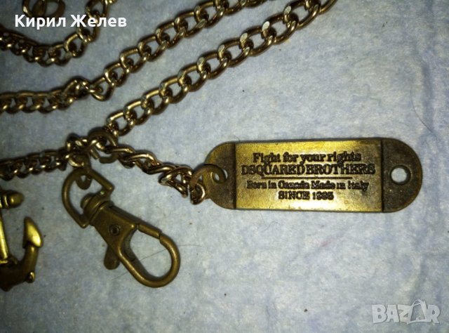 ЗДРАВ СТОМАНЕН КЮСТЕК за ДЖОБЕН ЧАСОВНИК или КЛЮЧОДЪРЖАТЕЛ ВЕРИЖКА СИНДЖИРЧЕ за КОЛАН 31251, снимка 2 - Колиета, медальони, синджири - 42082336