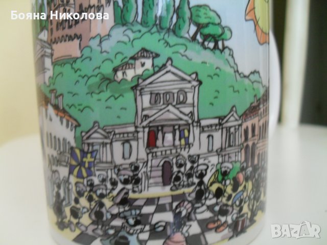 Чаша за кафе/чай от град Конелиано (сувенирна), снимка 5 - Чаши - 36818981