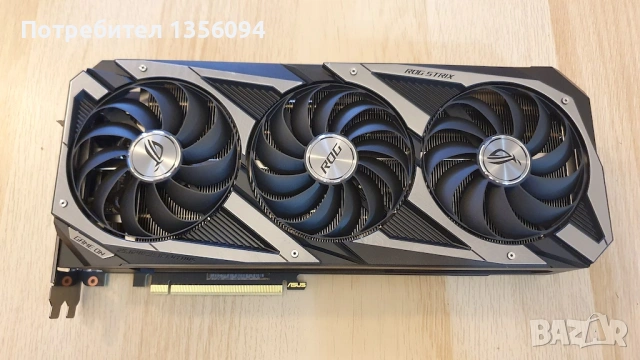 ASUS Rog Strix RTX 3070 8GB OC Edition, снимка 2 - Видеокарти - 53940041
