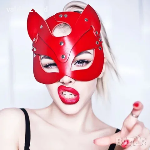 Кожена маска в стил BDSM., снимка 18 - Други игри - 37509274
