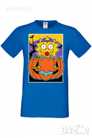 Мъжка тениска The Simpsons Maggie Simpson 03,Halloween,Хелоуин,Празник,Забавление,Изненада,Обичаи,, снимка 4 - Тениски - 38137468