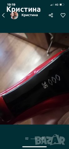 Червени токчета, снимка 7 - Дамски обувки на ток - 42379298