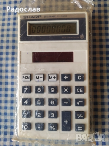 стар японски калкулатор SHARP, снимка 2 - Друга електроника - 52055630