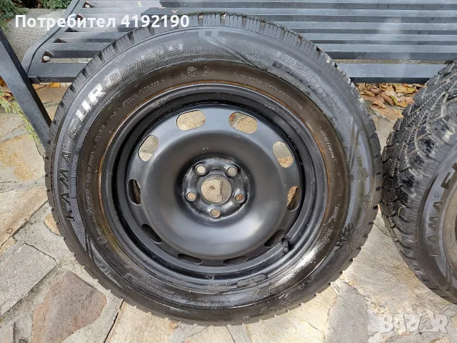 Продавам зимни гуми 15", снимка 3 - Гуми и джанти - 56533787