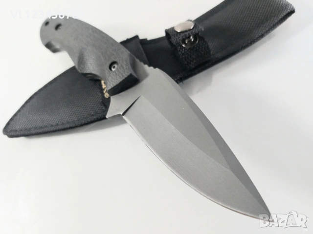 Ловен нож фултанг Gerber 90х220мм  с гумирана дръжка, снимка 4 - Ножове - 54346477