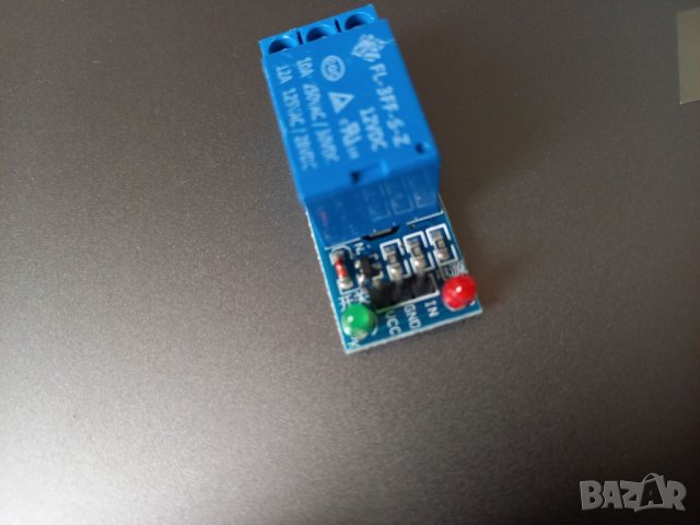 Релеен модул Вход 12V с индикатори. Управление на 10А/250VAC или 30VDC, снимка 6 - Друга електроника - 38753459