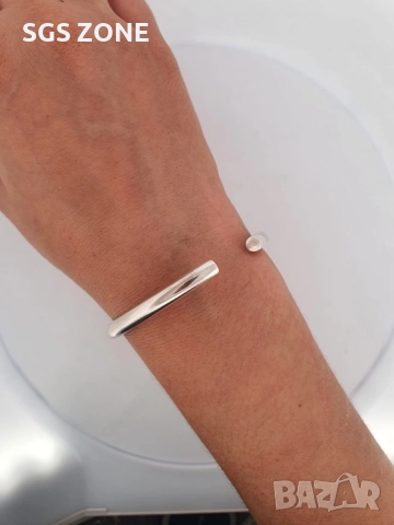 СРЕБЪРНА ГРИВНА 925 С ТАЙЛАНД, снимка 4 - Гривни - 52373267