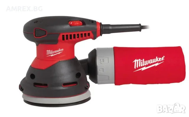 Ексцентършлайф Milwaukee ROS 125 E – 300 W, 125 мм, 7000–12 000 об./мин