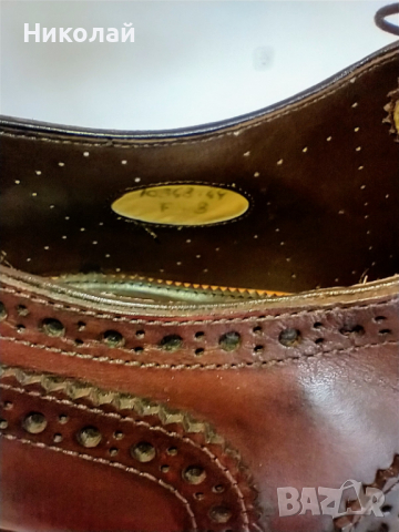 Santoni Oxford Brogue Goodyear + подарък, снимка 12 - Официални обувки - 36499461