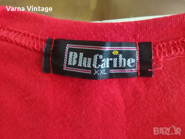 Тениска CUBA. размер L. Blu Caribe, снимка 3 - Тениски - 50332843